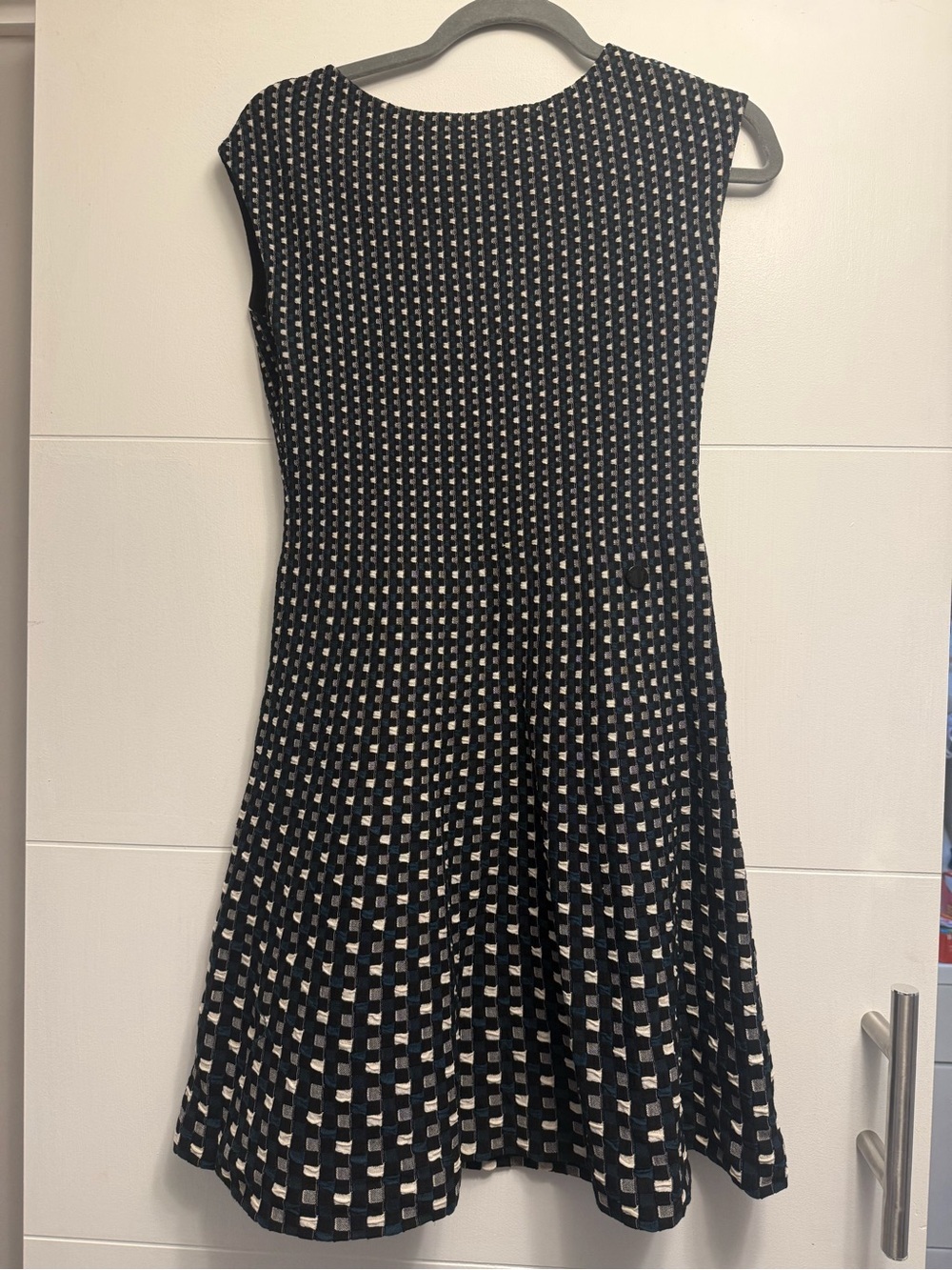 Louis Vuitton Women’s 2014 Multicolored Silk Mini Flared Short Dress Size Small